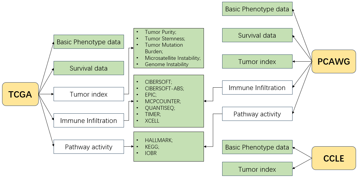 TPC non-omics annotation data